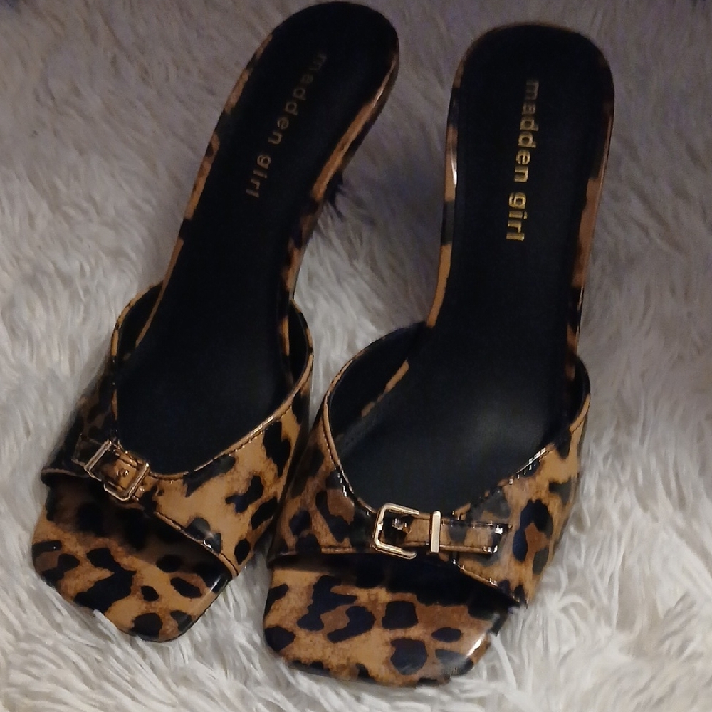Madden Girl Leopard Print Heels